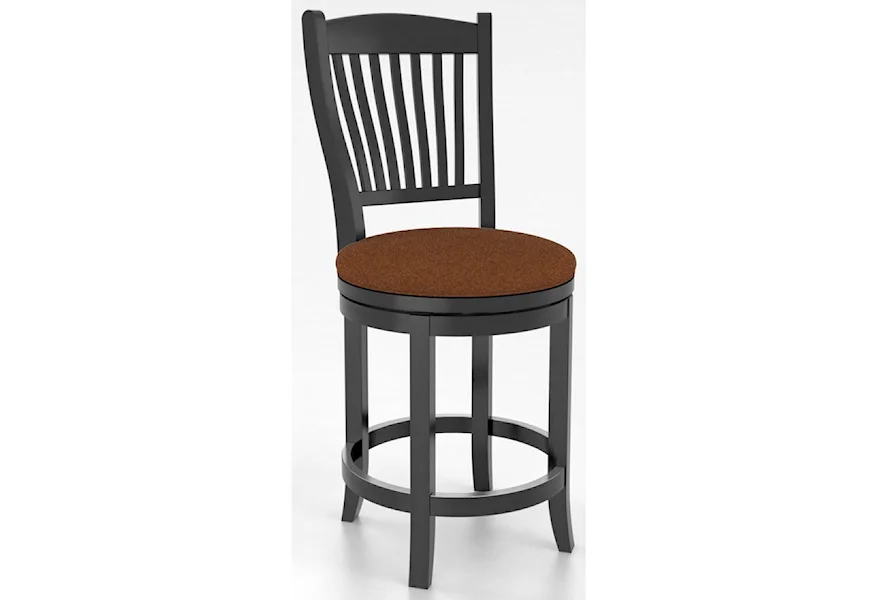 Core - Custom Dining Customizable 26" Swivel Stool by Canadel at Esprit Decor Home Furnishings